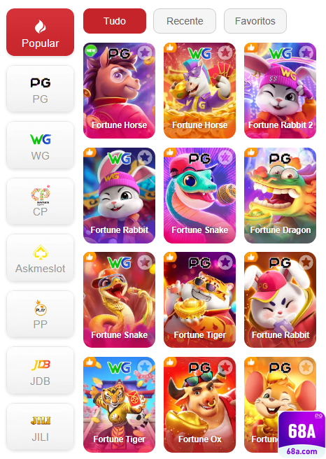 Experiência de Jogos 68a.com