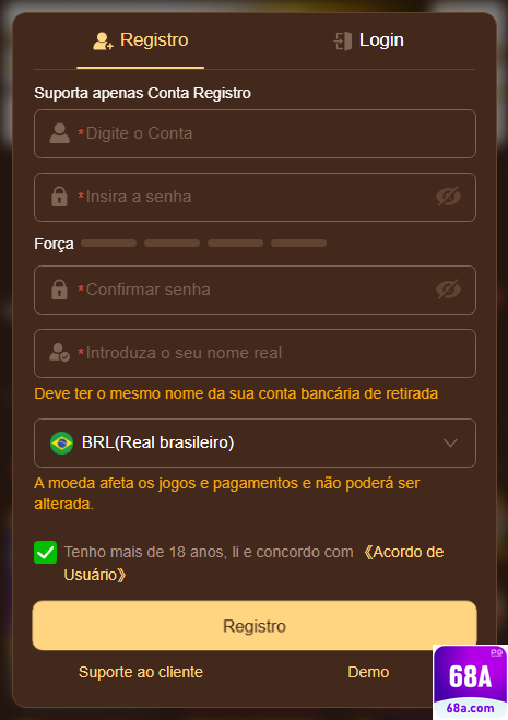 Recompensas VIP 68a.com